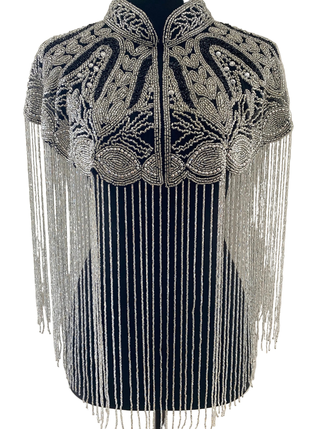 The Bianca Capelet — Silver Shimmer