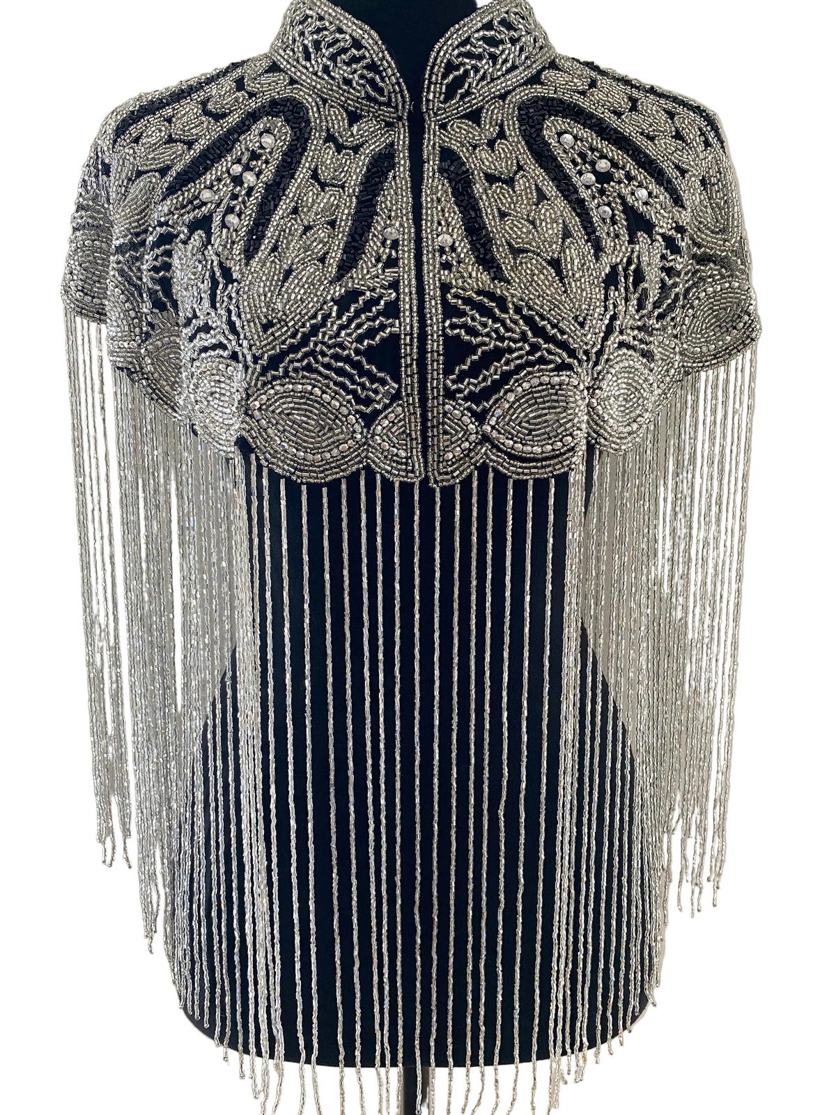 The Bianca Capelet — Silver Shimmer