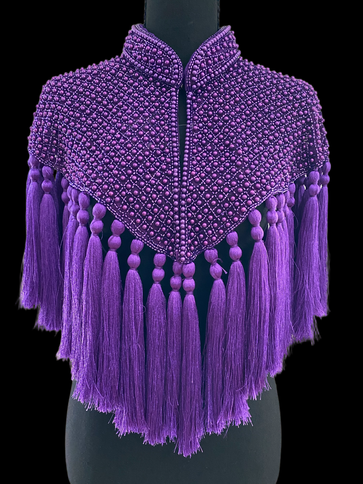 The Taurina Pearl & Tassel Capelet
