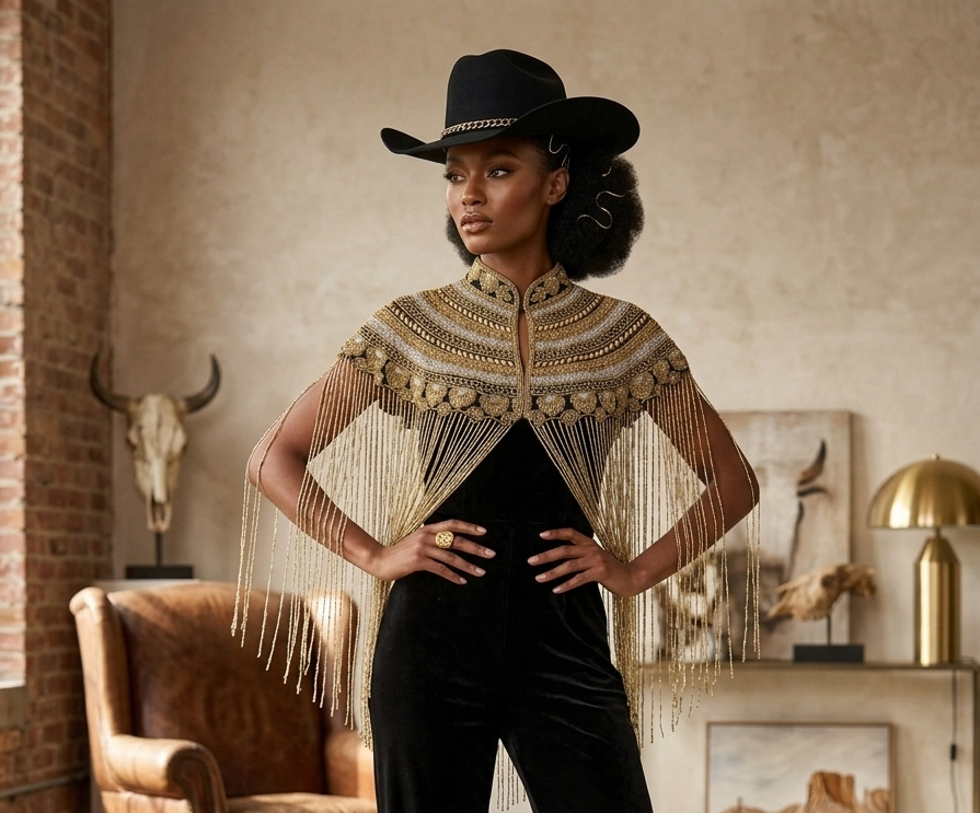 The Zuri Cape — Golden