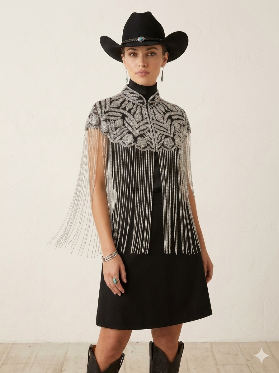 The Clara Capelet — Silver Capelet