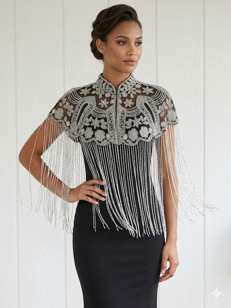 The Starlight Capelet - Silver