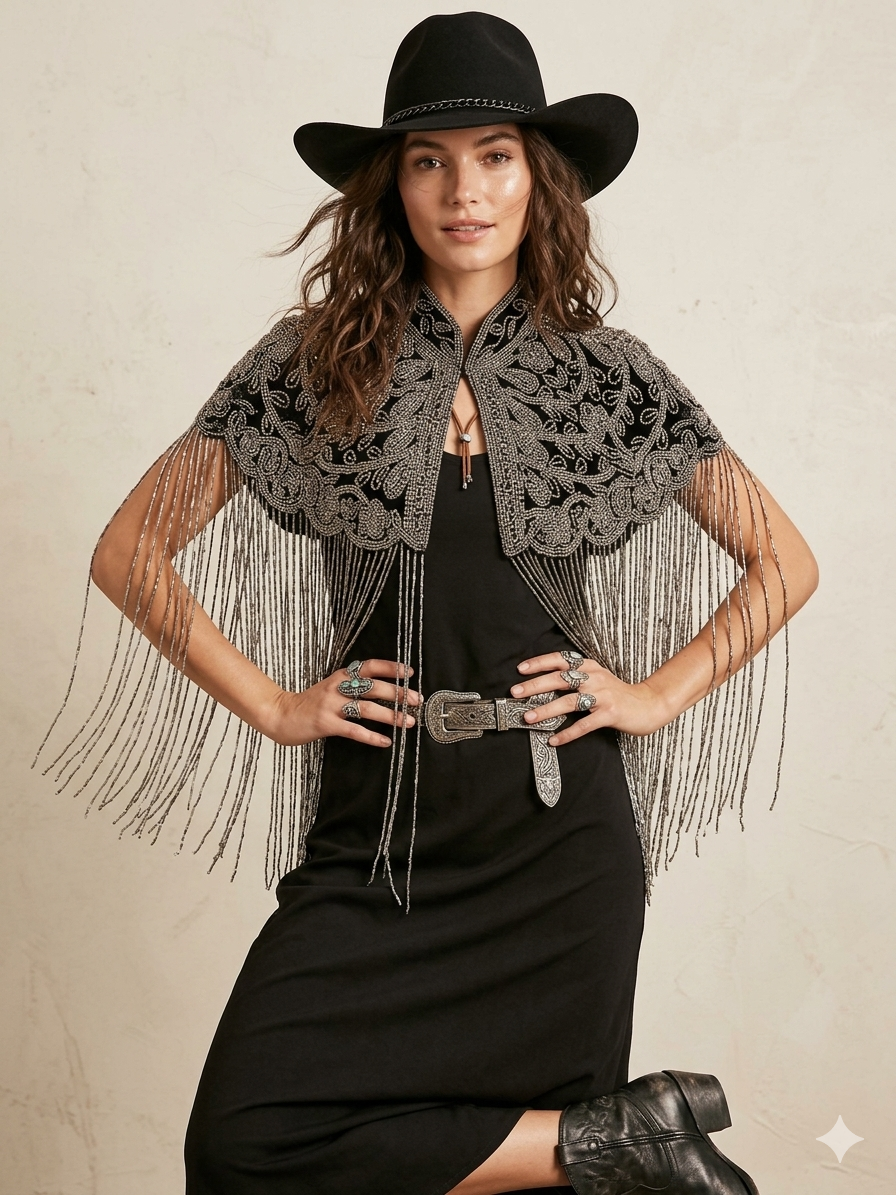 The Hana Capelet- Oxford Grey