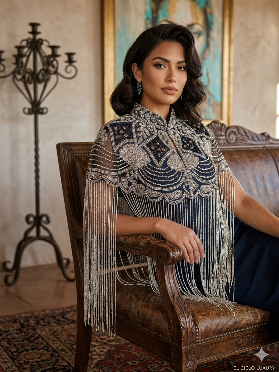 The Amara Capelet — Silver & Gold