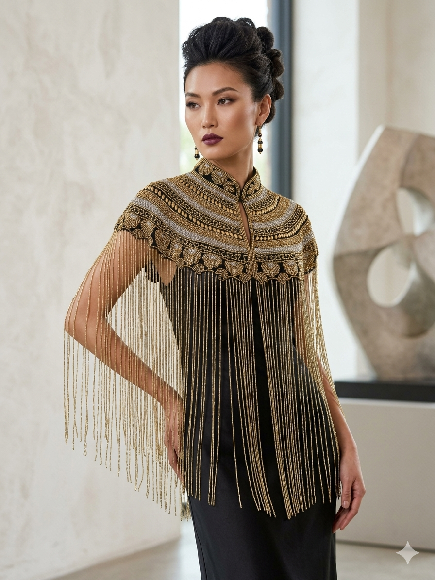 The Zuri Cape — Golden